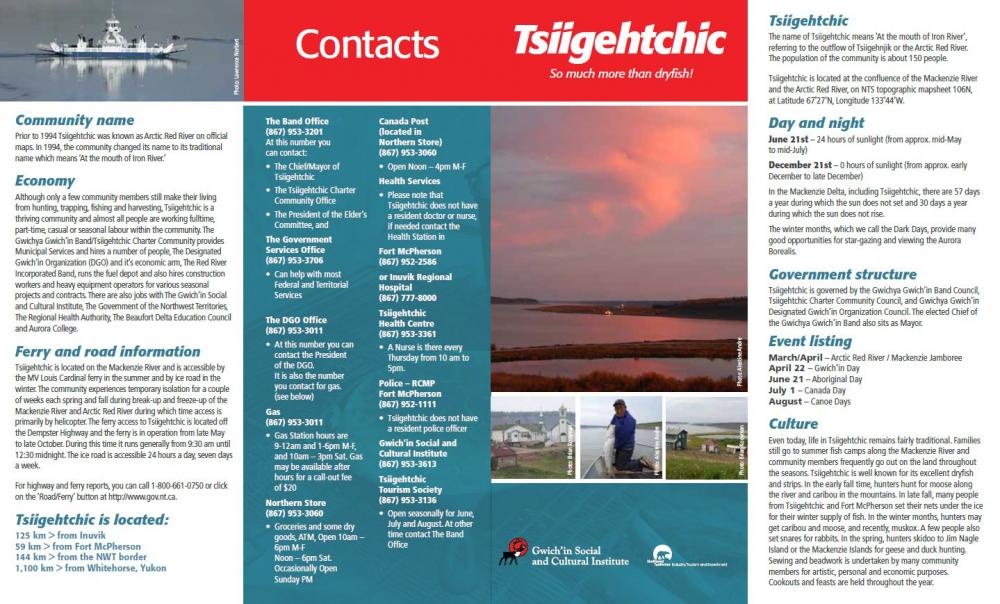 Tsiigehtchic Community Brochure